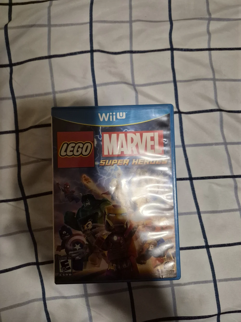 Microsoft Wii U LEGO Game Case Set with White Spines and Blue Trim